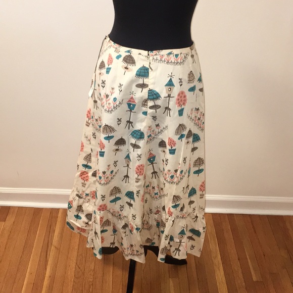 NWT Toile Spring Scenes Skirt - Picture 2 of 8